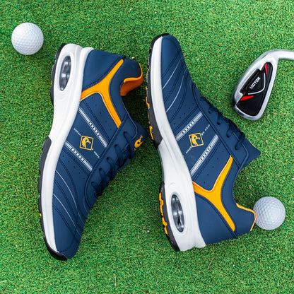 OIMKOI Men Golf Shoes Casual Breathable Waterproof Non-slip Golf Outdoor Training Shoes