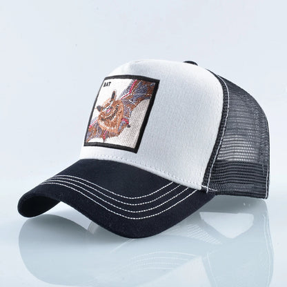 Streetwear Trucker Caps With Scorpion Patch Men's Snapback Hip Hop Baseball Cap For Women Four Seasons Fashion Casquette Hats