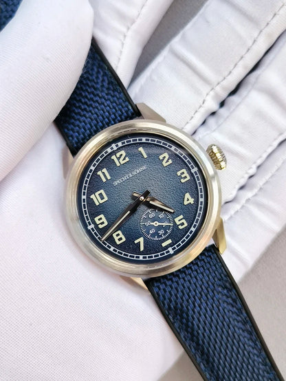Specht & Söhne New Automatic Mechanical Wristwatches For Men Japan C3 Luminous Sapphire Crystal Sports Watch ﻿5Bar Waterproof