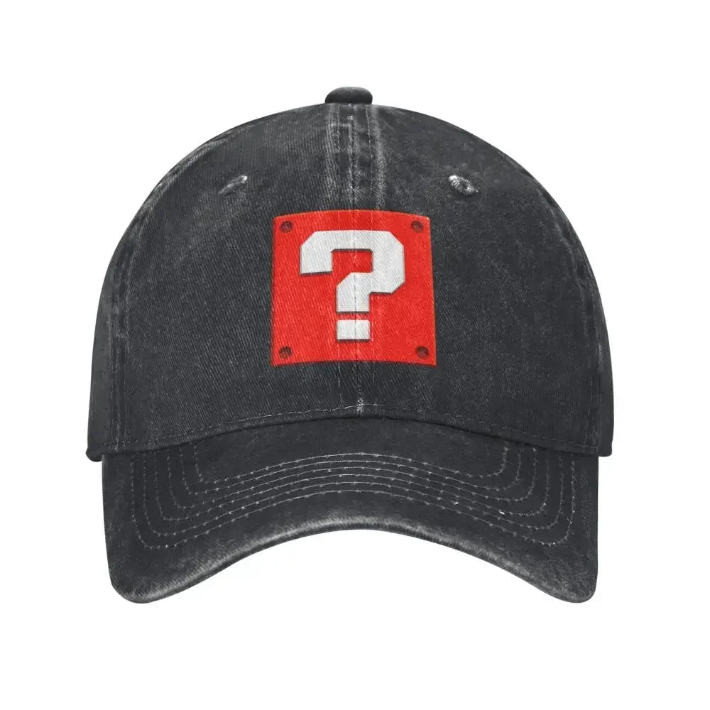 Módní kreslená hra s otázkami – kšiltovka s blokem, baseballová čepice, dámská, pánská, nastavitelná, unisex, bavlněná, „Dad Hat“, sportovní kšiltovky typu snapback