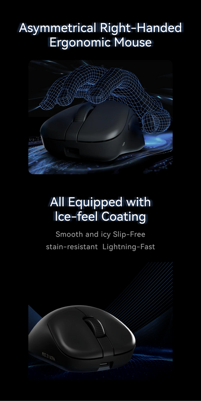 ATK Blazing Sky Z1 Series Wireless Gaming Mouse 8K, PAW3950 Ultra, Dual Mode, Lightweight Esports Mouse with Low Latency