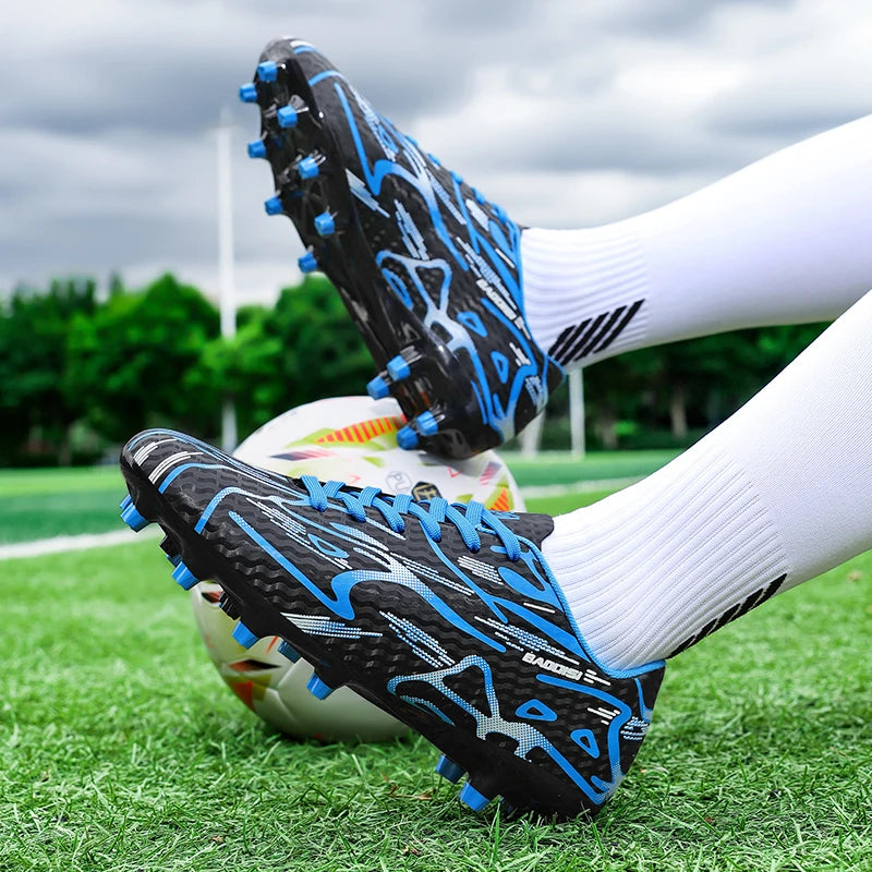 Męskie buty piłkarskie TF Sport – buty treningowe dla dzieci, ultralekkie, oddychające, profesjonalne trampki unisex z kolcami do trawy, na mecz