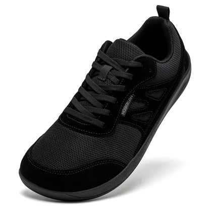 HOBIBEAR Barefoot Shoes for Women Men Zero Drop Wide Toe Box Sneakers Minimalist Lace Up Lightweight Running Shoes