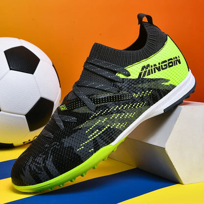 Męskie buty piłkarskie na sztuczną murawę, profesjonalne buty piłkarskie, oddychająca siatka, młodzieżowe buty piłkarskie, antypoślizgowe męskie trampki, Society Chuteira