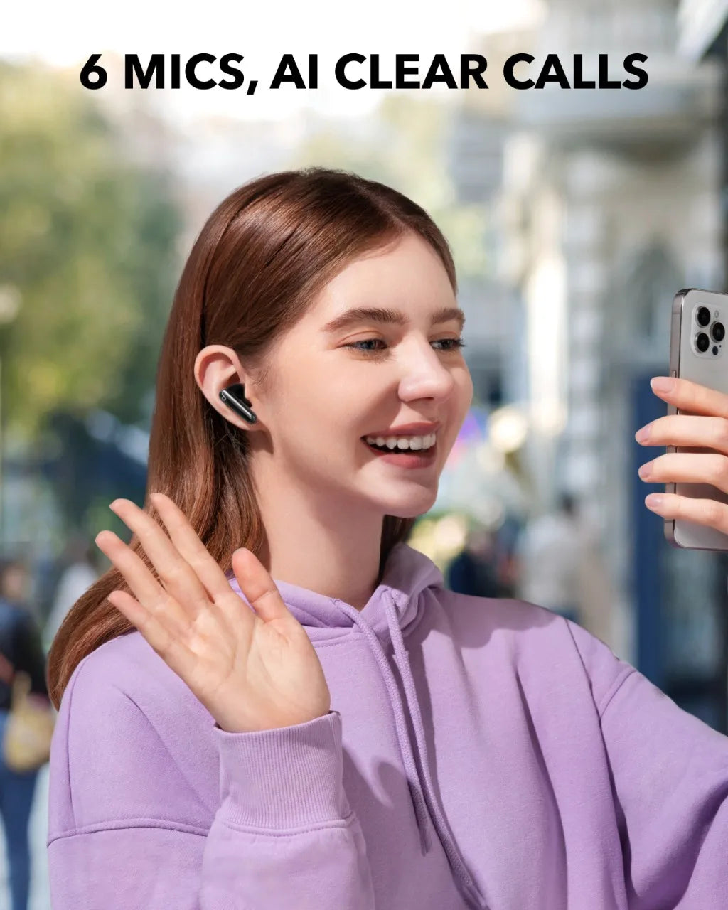 Soundcore P40i by Anker Wireless Earbuds with ANC, BassUp Technology, 60H Playtime & Bluetooth 5.3