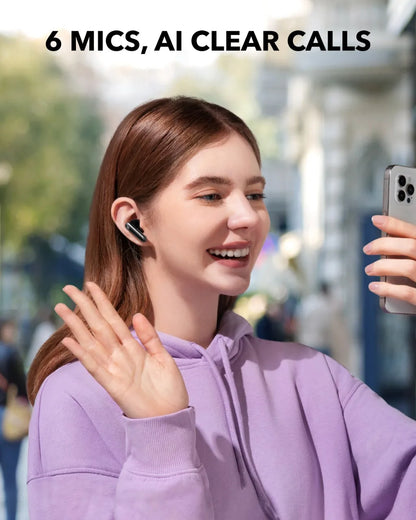 Soundcore P40i by Anker Wireless Earbuds with ANC, BassUp Technology, 60H Playtime & Bluetooth 5.3