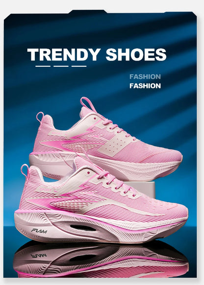 Running Shoes Carbon Board Speciality Marathon Men Sports Breathable Lightweight Women's Comfortable Athletic Nonskid Sneakers