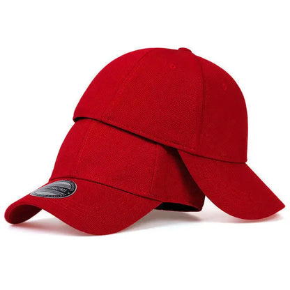 Casquettes Snapback fermées à l'arrière, non réglables, pour homme, de qualité, style hip-hop, ajustées, pour adulte, couleur unie, casquettes de baseball, 57-58 cm, pour petits visages