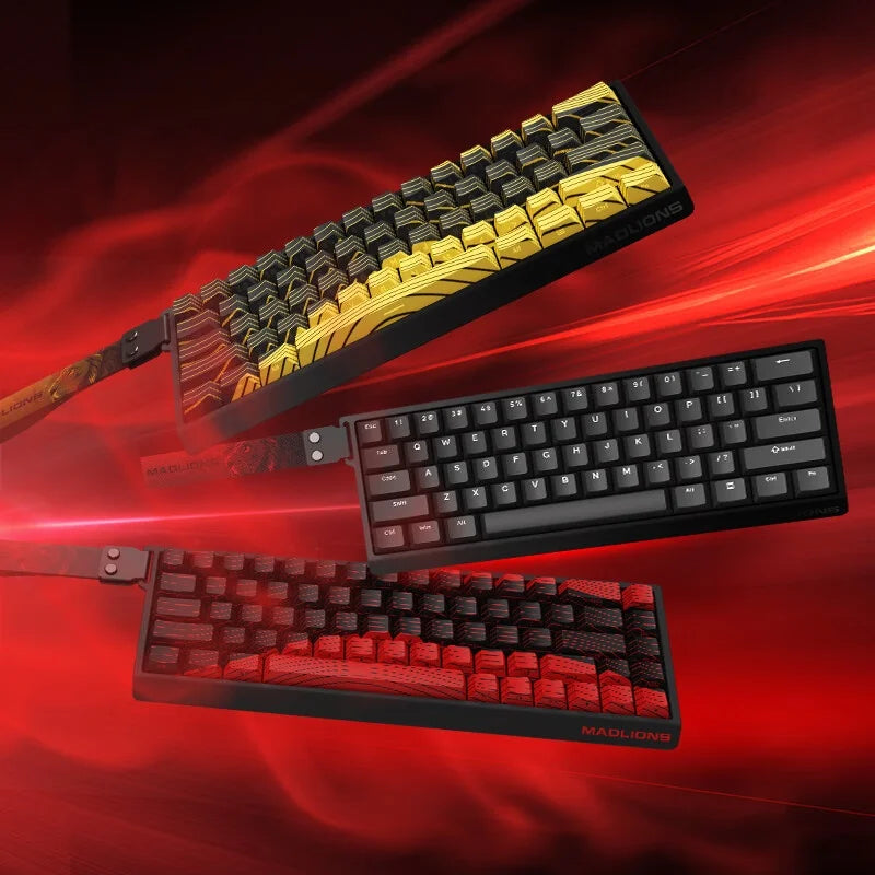 Madcatz Mad60 Mad68 HE 8K Mechanical Keyboard, Magnetic Switch Wired Gaming Keyboard with Rapid Trigger, Hot-Swappable 60% & 68% Custom Mechanical Keyboard