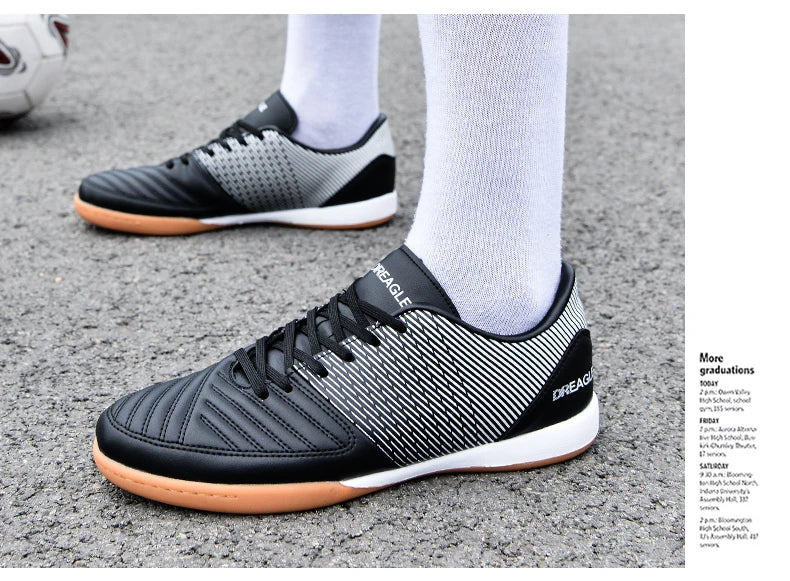 Scarpe da calcio indoor da uomo, scarpe da futsal professionali, scarpe da calcio da uomo antiscivolo, scarpe da calcio originali per campi in dura, Chuteira Society Futebol