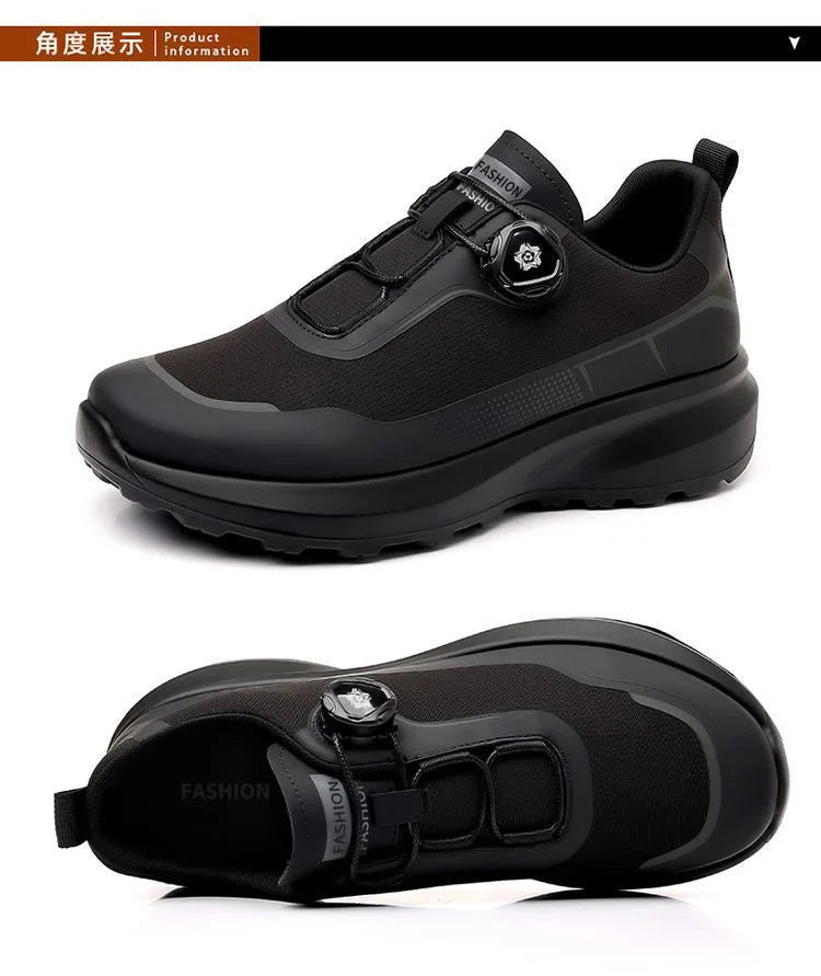 Outdoor men's sneakers 2026 new spring and summer thick soled sports shoes men's hiking daddy shoes casual footwear for men
