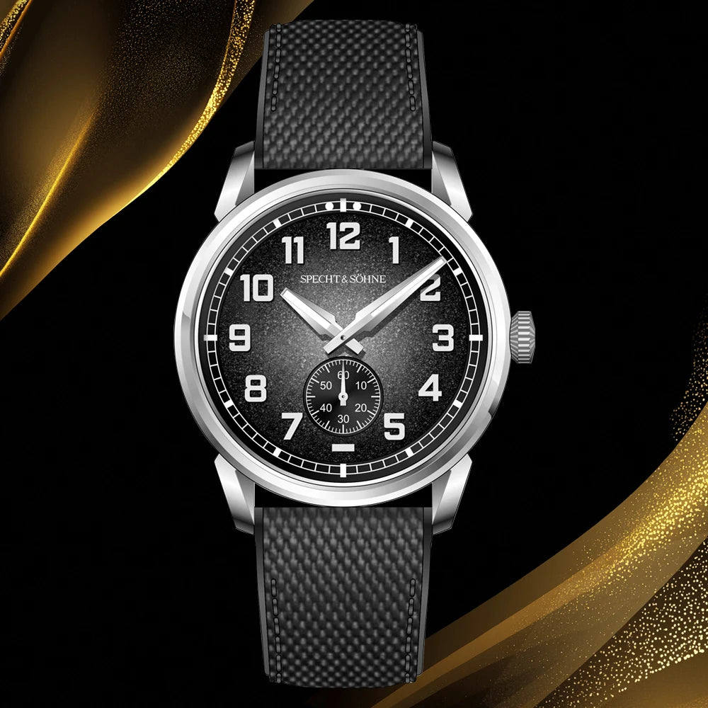 Specht & Söhne New Automatic Mechanical Wristwatches For Men Japan C3 Luminous Sapphire Crystal Sports Watch ﻿5Bar Waterproof