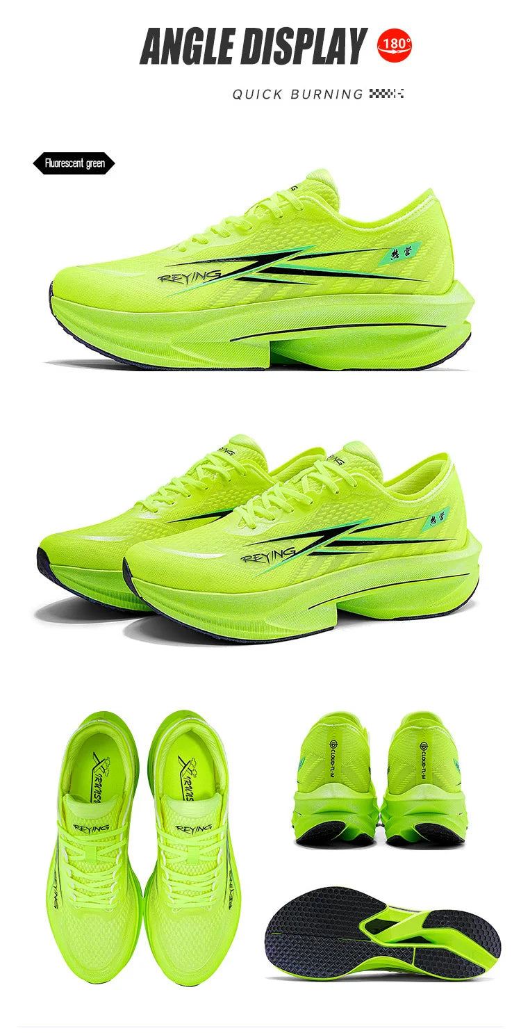 Scarpe da corsa IRUNSVAN Co-branded con soletta in carbonio 1.0 ad asciugatura rapida, per l’allenamento alla maratona maschile, ammortizzanti e traspiranti