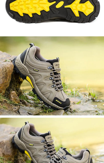 BONA novi klasični stil muške planinarske cipele na vezanje, muške sportske cipele za outdoor trčanje, trekking tenisice
