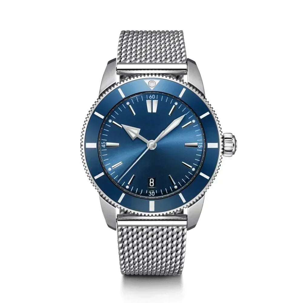 High luxury Superocean Wristwatch Automatic Mechanical Rose Gold Sport Watches Stainless Steel Black Ceramic Bezel Customized