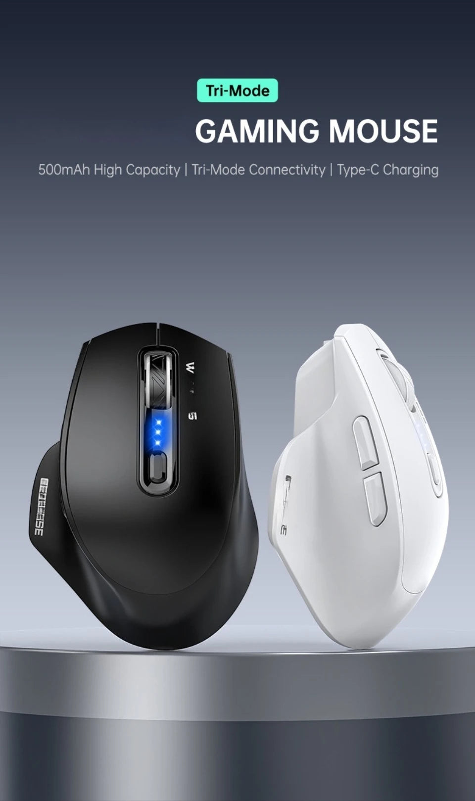 USB Wired Mouse RGB Backlight Silent Ergonomic Mouse with Adjustable DPI for PC, Laptop, Office, Gaming & Home Use