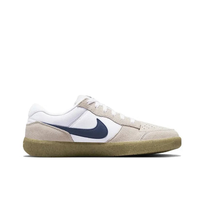 Nike SB Force 58 – wyściełane, oddychające, wytrzymałe, wysokiej jakości niskie buty skateboardowe unisex, szaro-biało-niebieskie, CZ2959-100