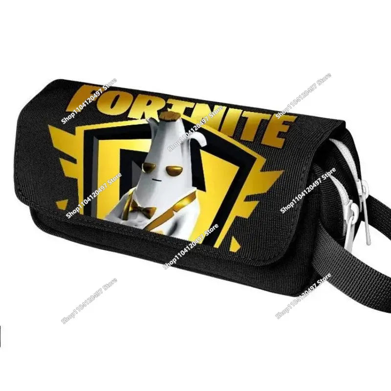 Fortnite Battle Royale Pencil Case for Kids Cartoon Stationery Storage Pen Box School Supplies Birthday Gift
