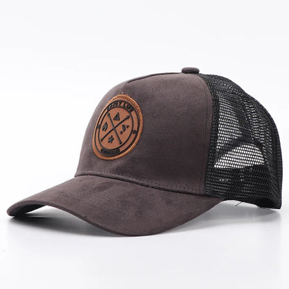 Unisex Mesh Baseball Cap for Men Outdoor Ports Adjustable Trucker Caps Fashion Curved Dad Cap Men Women Casual Breathable Sunhat