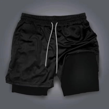 Dragon Ball Anime Majin Buu Printed Double-layer Shorts 2026 Unisex Summer New Gym Training Fast Drying Breathable Sports Shorts