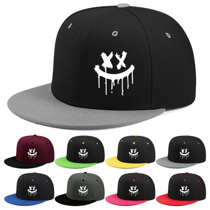 Halloween-inspireret udendørsbegivenhed: Lastbilchauffør-kasket, flad, justerbar skygge, baseballkasket, unisex, hiphop-kasket, moderigtigt hovedbeklædning