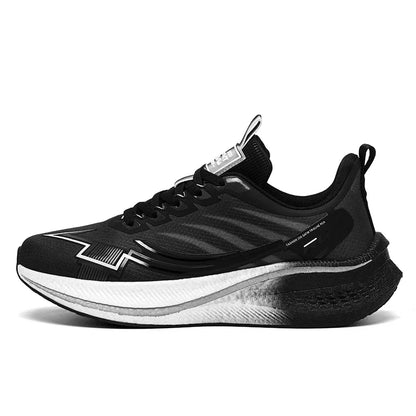 Men's Cushioning Running Shoes with Carbon Plate Marathon Women Lightweight Casual Sneakers for Jogging Workout Fitness Exercise