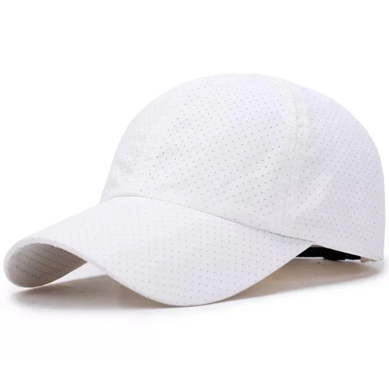 Snel drogende zonnepet voor dames, casual sportpet voor heren, grote maat baseballpet, 60-65 cm, verstelbare zonneklep, pet met klep