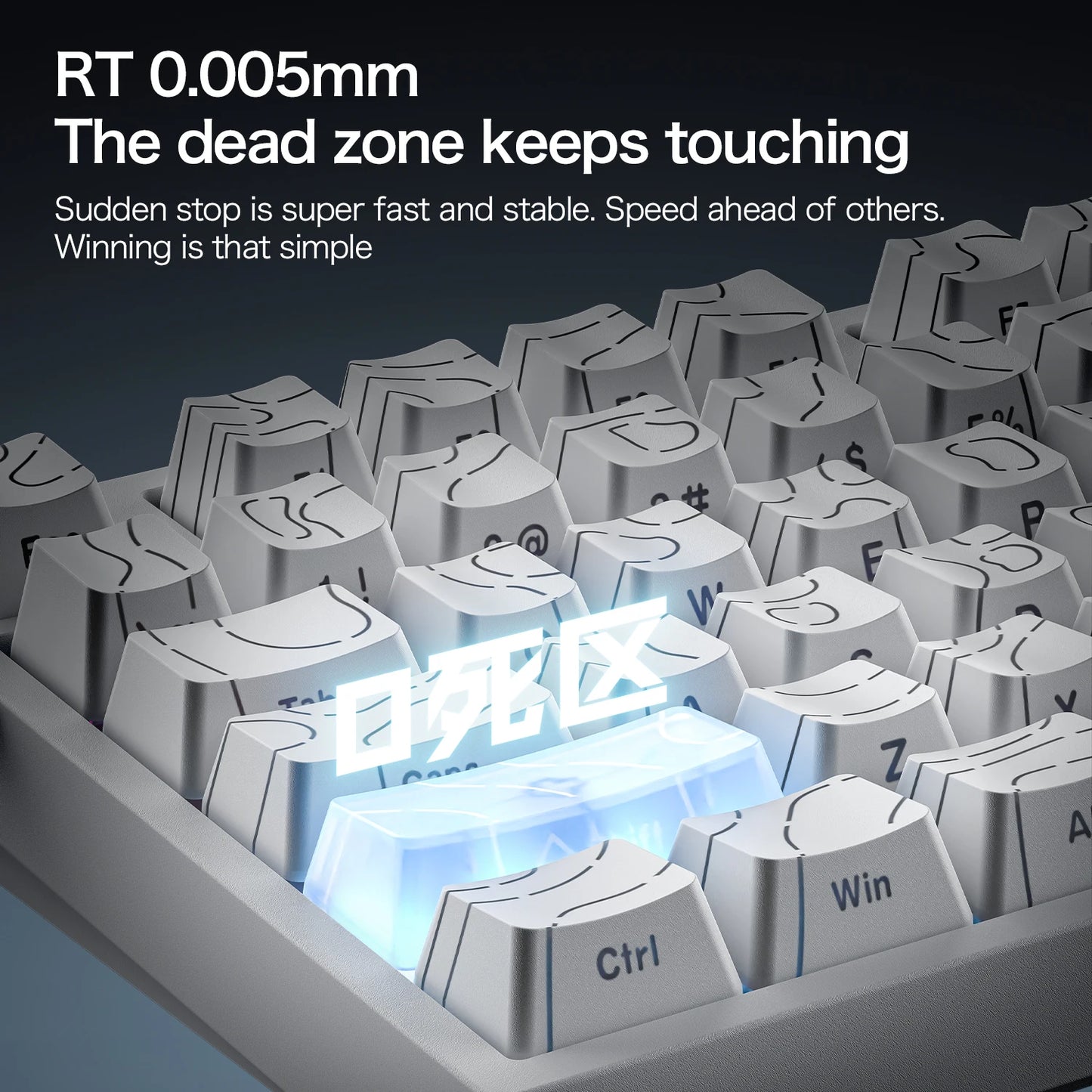 ATTACK SHARK R82 HE Wired 75% Magnetic Keyboard RGB 8000Hz Rapid Trigger 0.005mm Actuation Gaming Keyboard