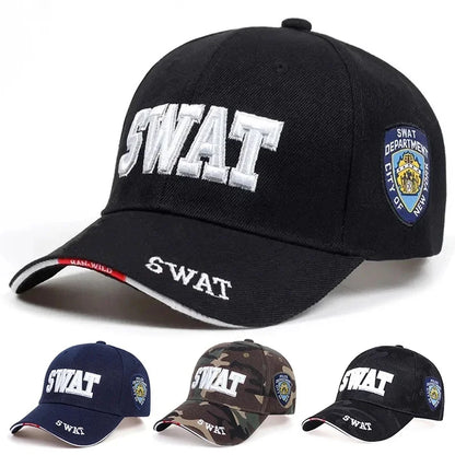 Sports SWAT Fashion Letters Baseball Caps for Men's Women Female Male Sport Visors Snapback Caps Sun Hat Male Gorras