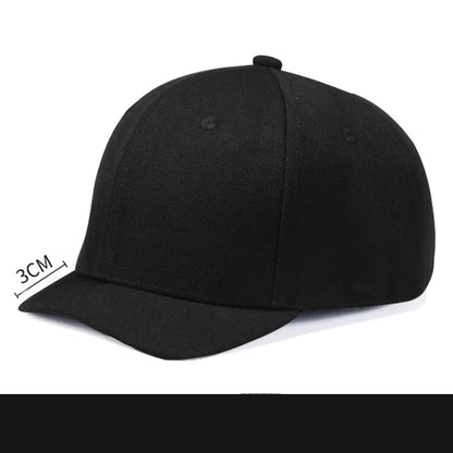 Short Brim 4 Size Fitted Closed Caps Hats New Cycling Bill Plain Trucker Men Women Hip Hop Baseball Snapback Sun Visor Era