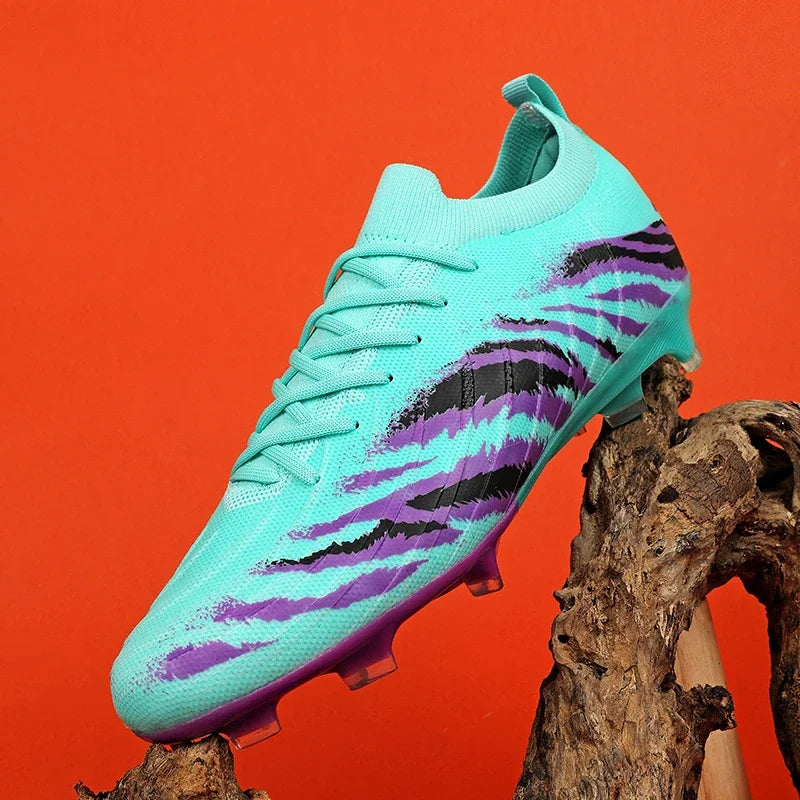 Chaussures de football pour homme, chaussures de sport, chaussures de match unisexes, crampons ultralégers, confortables, antidérapantes, pour l'extérieur, pour adultes, pour gazon, de haute qualité