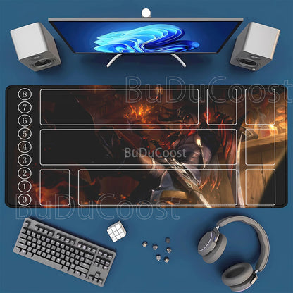 HD Printing playmat League of Mouse Pad Legends Riftbound Series TCG LOL Card 600x350mm office Stitched Edge Board Game Desk Mat