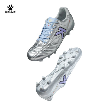 Kelme Chaussures de football pour hommes Ag Short Studs Football Boots Mg Chaussures d'entraînement professionnelles pour terrain en gazon artificiel et naturel