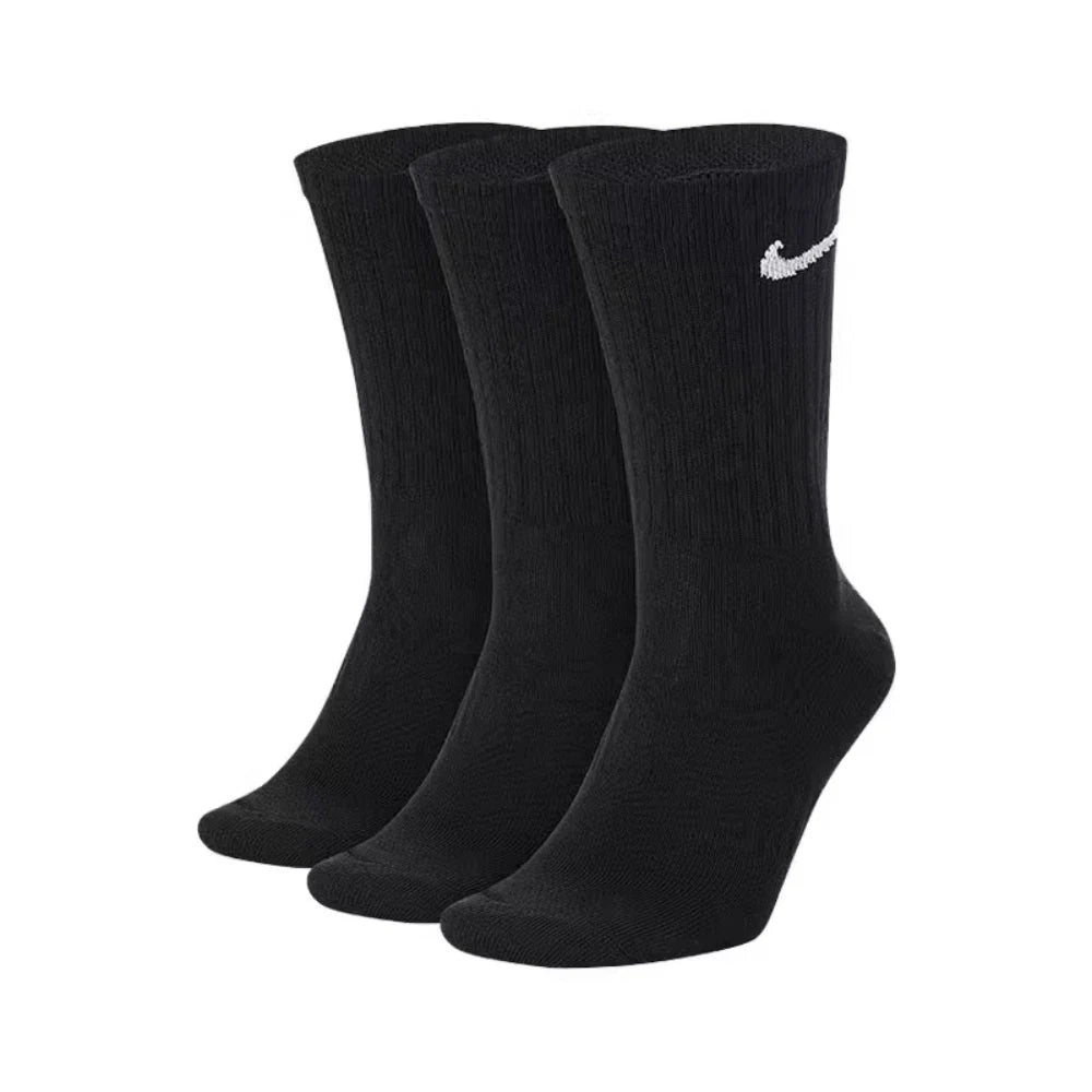Nike Logo Athletic High-Top-sokker Træningssokker til midt på læggen Unisex-stil Kombinationspakke Hvid SX7676-100