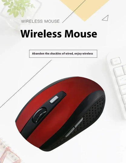 Wireless Mouse Silent 2.4G Wireless Mouse, Portable Optical Wireless Mouse with Adjustable 1600 DPI, USB Nano Receiver, Silent Wireless Mouse for Laptop, PC, MacBook & Notebook