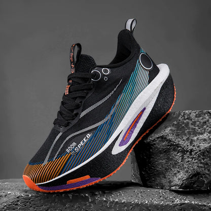 2025 Men's And Women's Carbon Board Running Shoes Professional Marathon, Lightweight Rebound Cushioning Breathable Sports Shoes