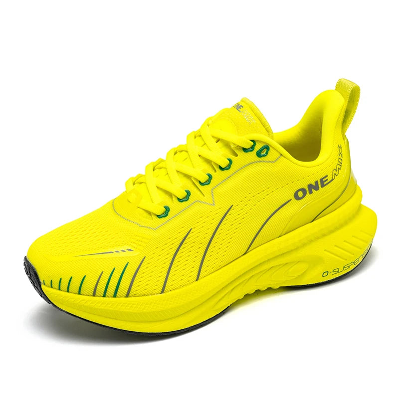 ONEMIX Nuove scarpe da running ammortizzate da uomo, adatte a runner pesanti, stringate, sportive da donna, antiscivolo, outdoor, sneakers atletiche da uomo