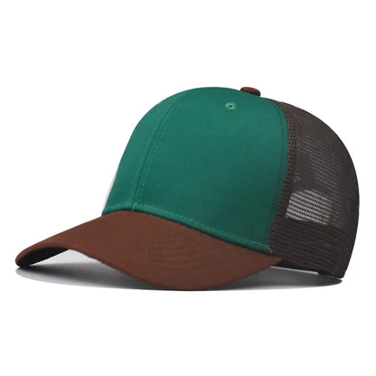 Cappellino da baseball per adulti, cappellino a rete, visiera curva poco profonda, cappello unisex, cappello estivo, cappello traspirante, cappellino da ombra, cappellino per primavera e autunno, cappellino hip hop aderente