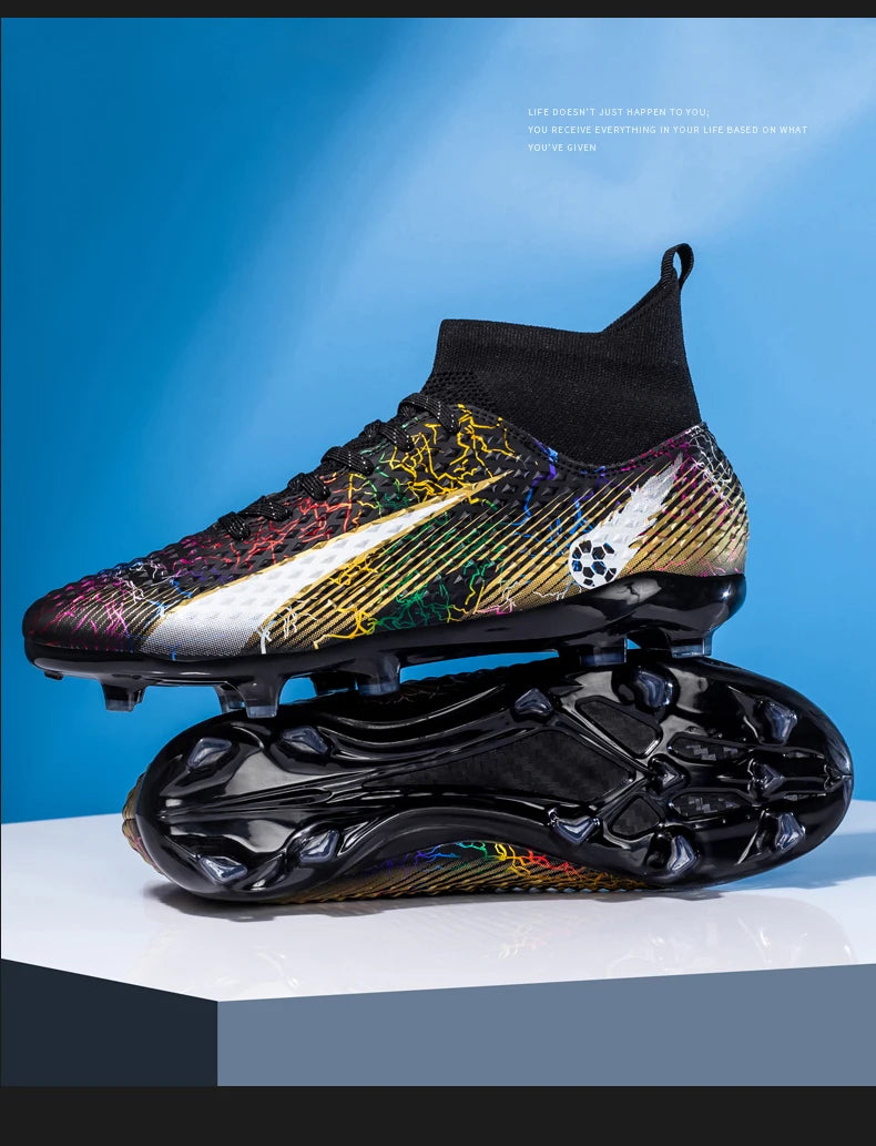 Męskie buty piłkarskie, dziecięce buty piłkarskie, damskie profesjonalne buty piłkarskie, antypoślizgowe buty TF/FG, sportowe buty piłkarskie do użytku na świeżym powietrzu