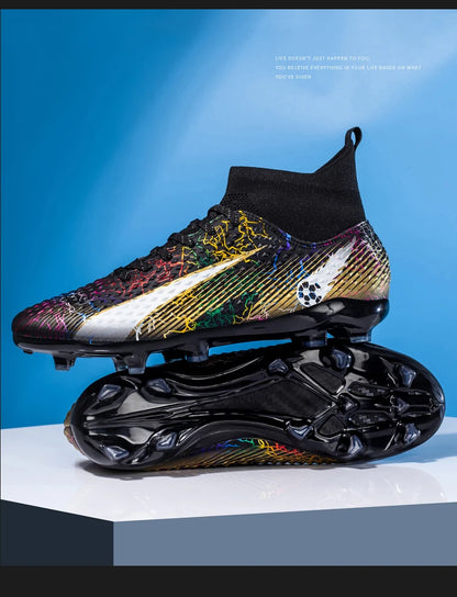 Męskie buty piłkarskie, dziecięce buty piłkarskie, damskie profesjonalne buty piłkarskie, antypoślizgowe buty TF/FG, sportowe buty piłkarskie do użytku na świeżym powietrzu