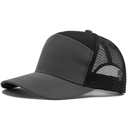 Summer 7 Panel Baseball Cap Fashion Hip Hop Mesh Caps Men Truckers Hat Visor Hardtop Snapback Women Unisex Cool New Brand