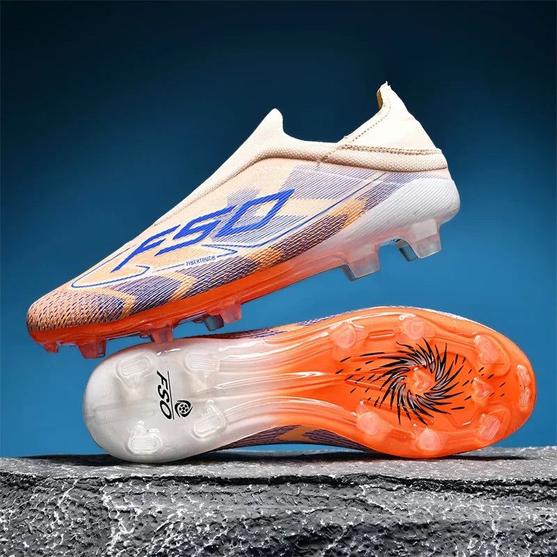 Chaussures de Football pour hommes, bottes de Football antidérapantes pour adultes, ultralégères, crampons d'intérieur, antidérapantes, Fg, gazon, Futsal, confortables, nouvelle collection
