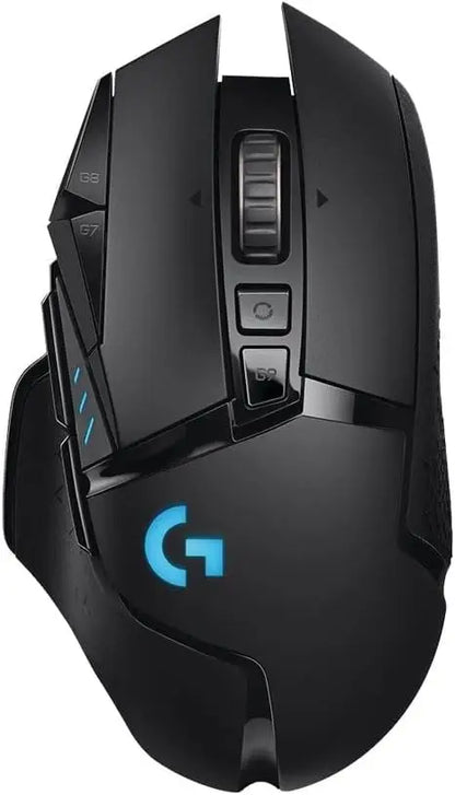 Logitech G502 X LIGHTSPEED Gaming Mouse Wireless, HERO 25K Sensor, LIGHTFORCE Hybrid Optical-Mechanical Switches, RGB Gaming Mouse for PC