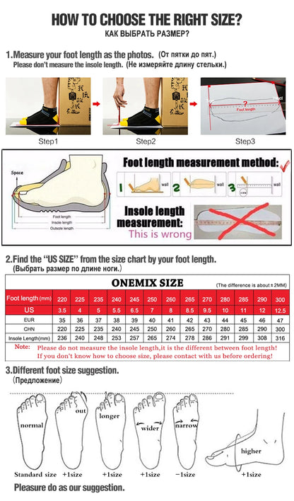 ONEMIX Running Shoes for Men Air Cushion Athletic Breathable Couple Trainers  Walking Sneakers for Women