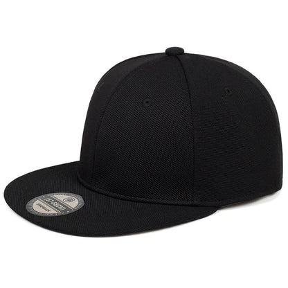 Casquettes Snapback fermées à l'arrière, non réglables, pour homme, de qualité, style hip-hop, ajustées, pour adulte, couleur unie, casquettes de baseball, 57-58 cm, pour petits visages