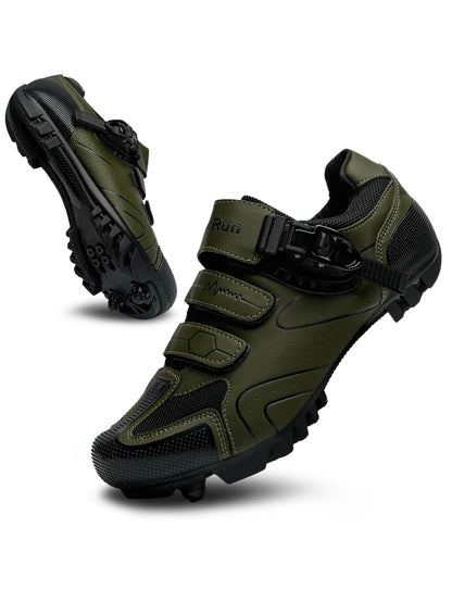 Primavera, zapatillas de ciclismo MTB con abrazaderas para hombre, zapatillas deportivas de carbono, velocidad, carrera de montaña, zapatillas de bicicleta de montaña