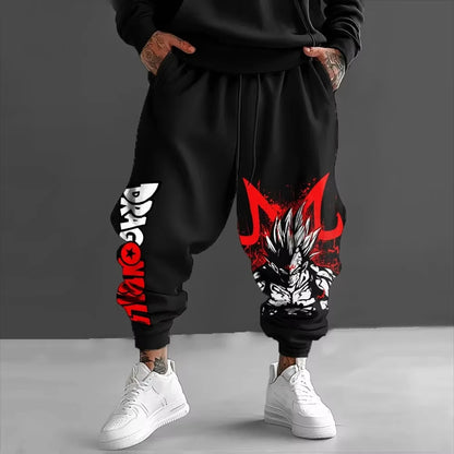 Dragon Ball Men's Pants Sportswear Broly Spring Autumn and Winter Japan Anime Jogger Pants Y2k Harajuku Fashion Cotton Trousers