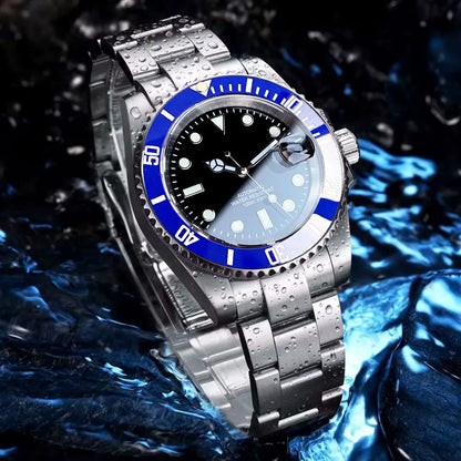 200m Waterproof Miyota8215 Automatic Men Watch Diver Watches 40mm Mechanical Movement Luminous Jubilee Strap Glide Lock Buckle