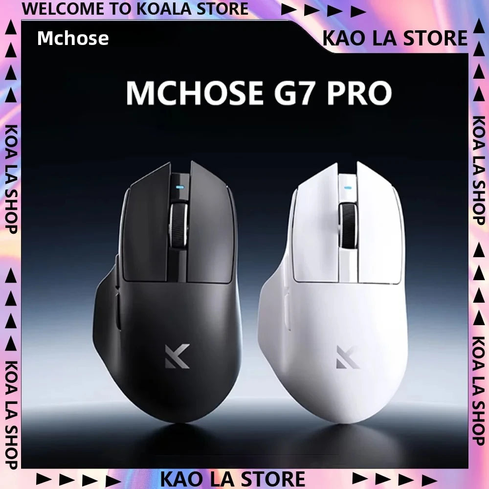 G7 PRO Gaming Mouse Triple Mode Wireless Bluetooth Mouse, Lightweight Ergonomic Gaming Mouse with 26000 DPI Pixart 3395 Sensor for PC Gamer