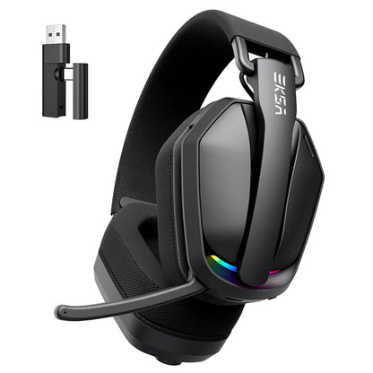 EKSA 2.4GHz Wireless Gaming Headset with Mic – Bluetooth Gaming Headphones for PC, PS5 & Xbox, Ultralight Foldable Over-Ear Headset